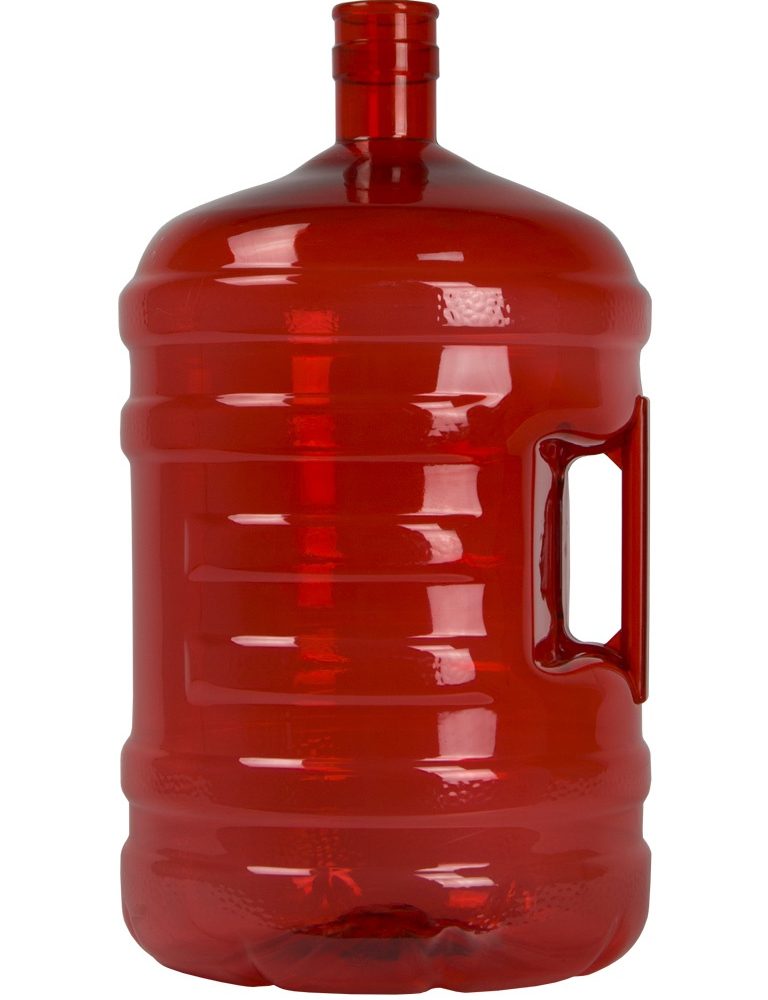 PET bottle 18.9 litres Red. Water bottle