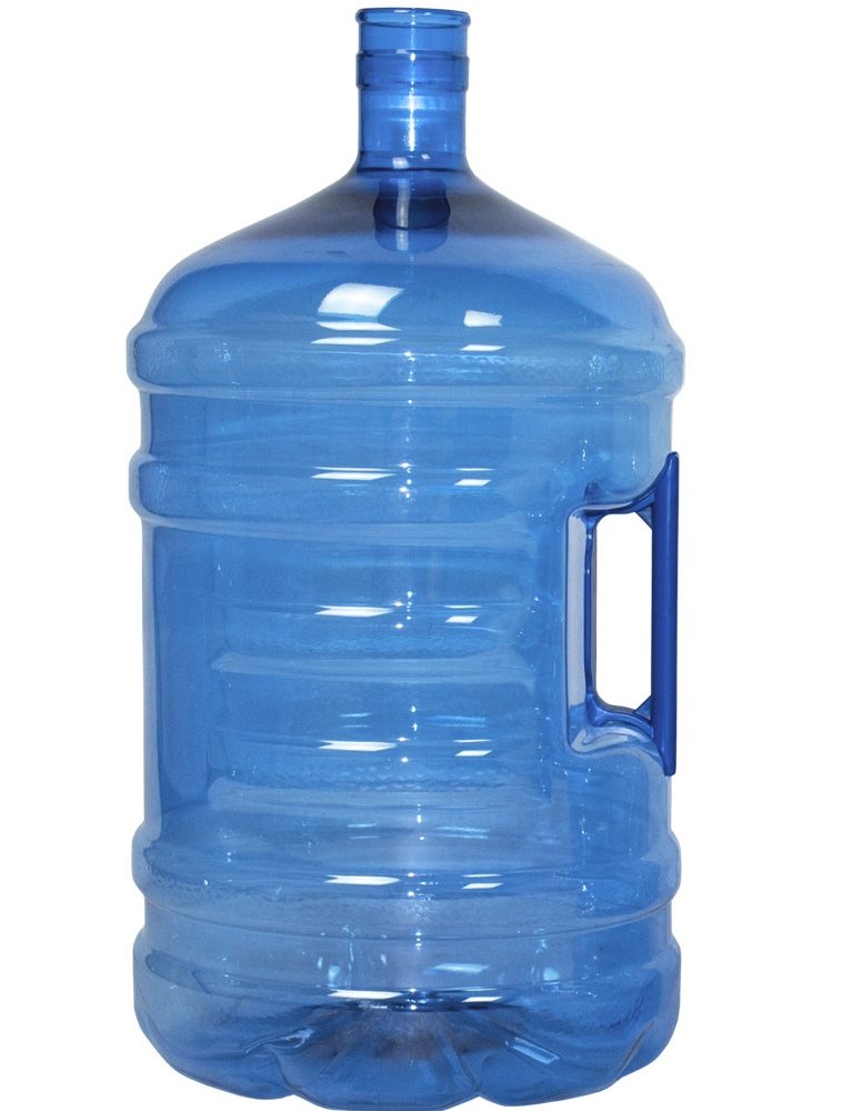 PET bottle 20 litres Blue. Water bottle