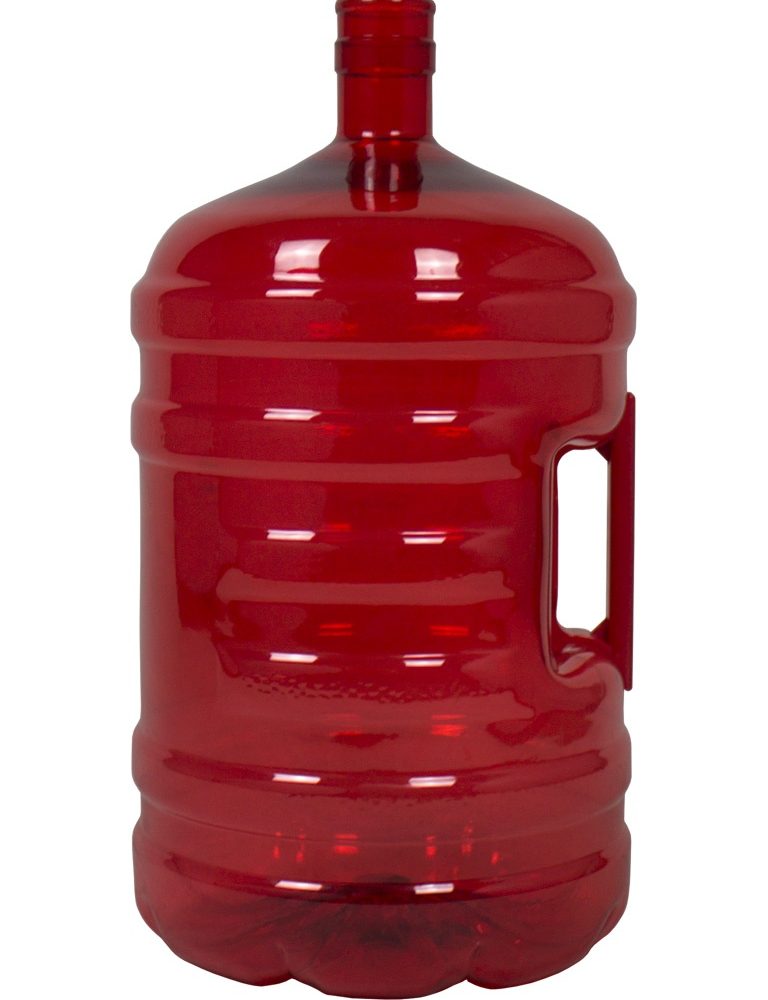 Garrafa PET de 20 litros Vermelho. Garrafão de água