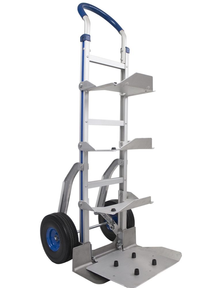 Manual trolley for 5 water bottles or carafes