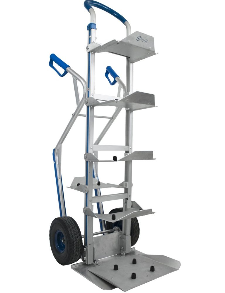 Manual trolley for 7 water bottles or carafes