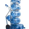 Manual trolley for 7 water bottles or carafes