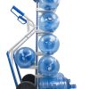 Manual trolley for 7 water bottles or carafes