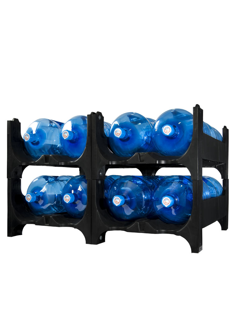 Transportation & Storage Stackable racks for water bottles or water carafes from 12 to 20 litres