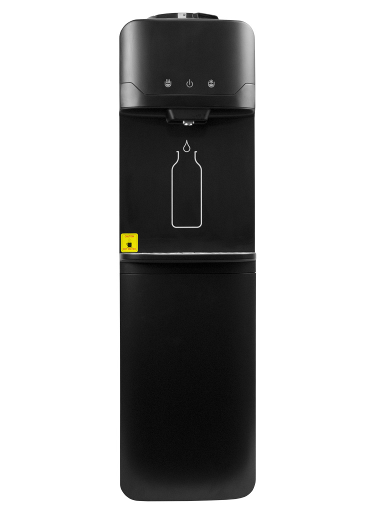 Ambient & Cold No Spill Water Dispenser, Black