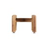 Suporte de madeira sobre mesa para dispensador simples ou dispensador de cerâmica