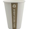 PE paper cup. Fully recyclable