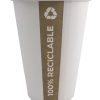 Vaso de papel PE. Totalmente reciclable