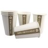 PE paper cup. Fully recyclable