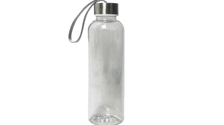 Garrafa de 500ml de tritan transparente