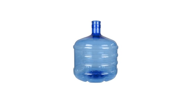 Bonbonne PET de 12 litres. Bouteille d'eau bleu