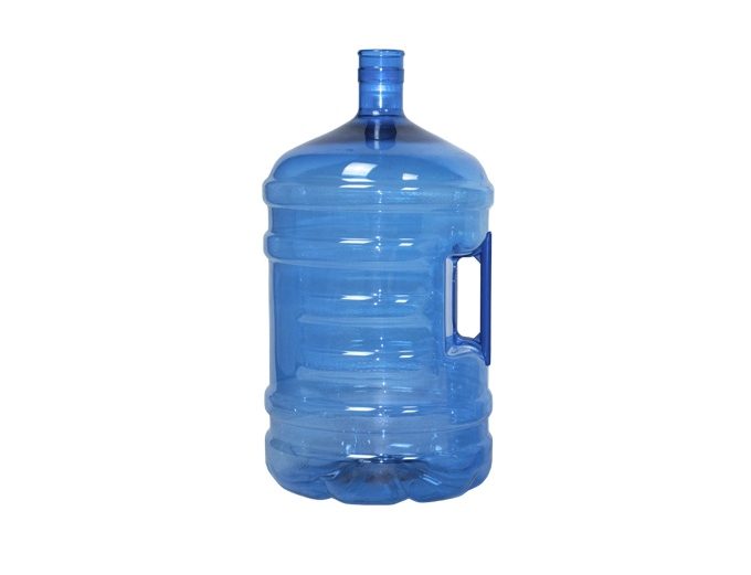 Garrafa PET de 20 litros Azul. Garrafão de água