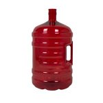 Bonbonne PET de 20 litres. Bouteille d'eau rouge