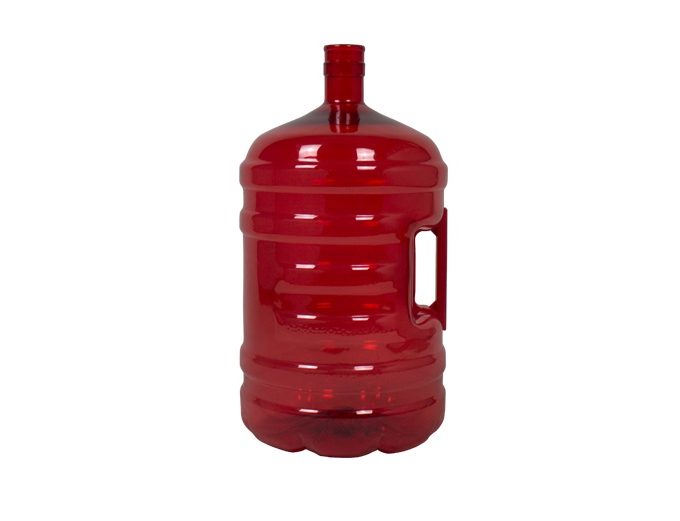 Garrafa PET de 20 litros Vermelho. Garrafão de água