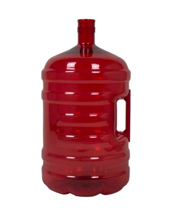 Garrafa PET de 20 litros Vermelho. Garrafão de água