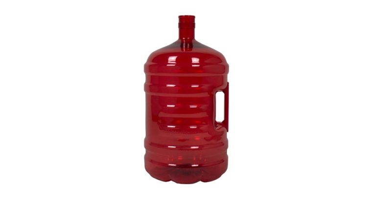 Botellón PET 20 litros Rojo. Garrafa para agua