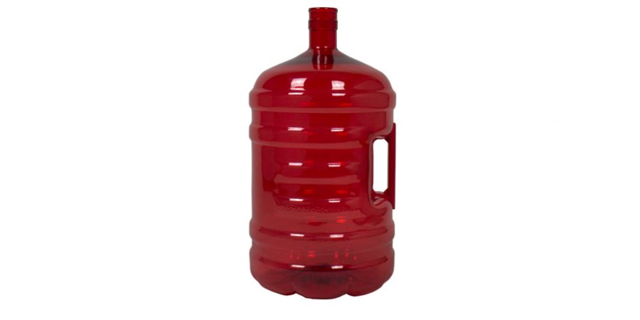Botellón PET rojo 20 litros