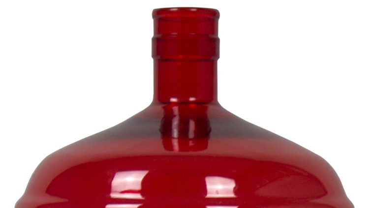 Botellón PET 20 litros Rojo. Garrafa para agua