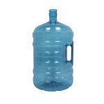 Bonbonne PET de 20 litres. Bouteille d'eau turquoise