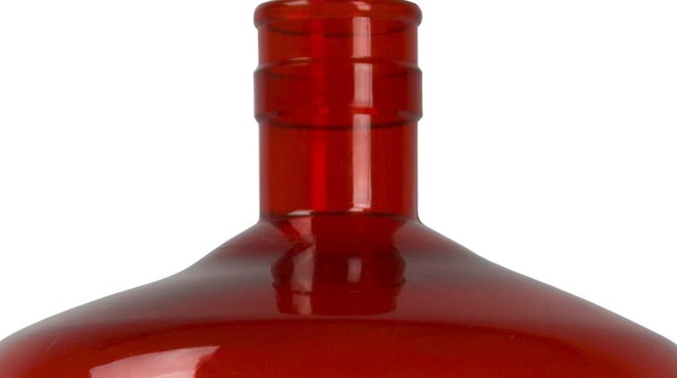 Botellón PET 18.9 litros Rojo. Garrafa para agua