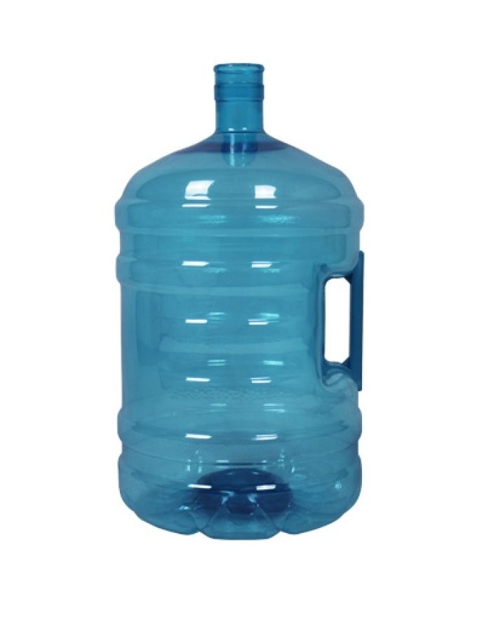 PET bottle 18.9 litres Turquoise. Water bottle