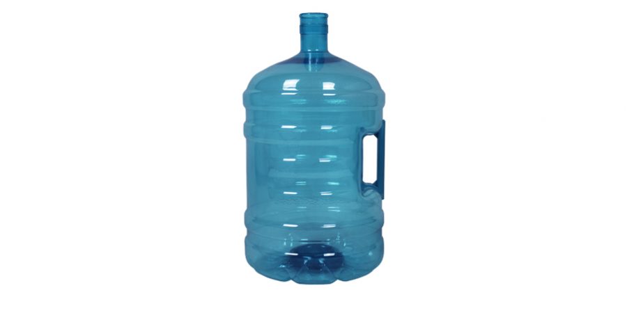 PET bottle 18.9 litres Turquoise. Water bottle