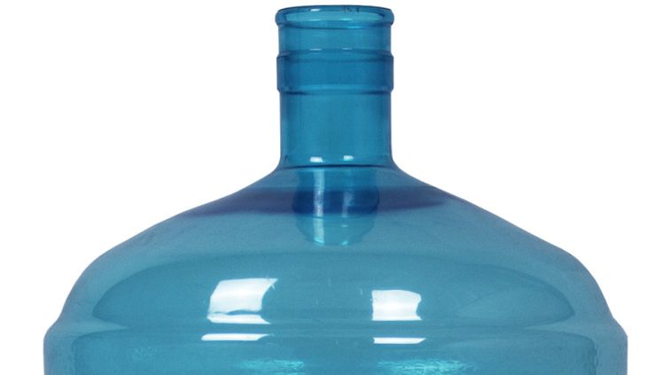 PET bottle 18.9 litres Turquoise. Water bottle