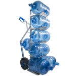 Manual trolley for 7 water bottles or carafes