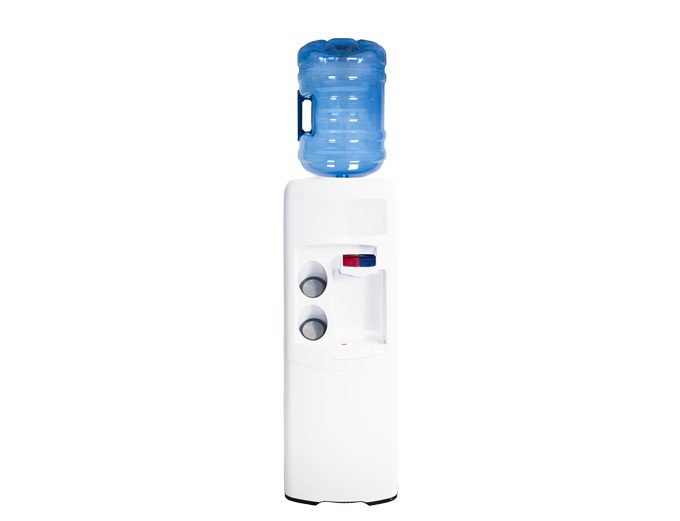 Dispensador de agua Emax de botellón Blanca Agua fría y caliente