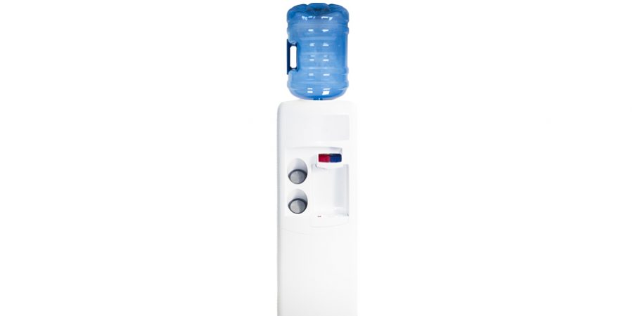 Dispensador de agua Emax de botellón Blanca Agua fría y caliente