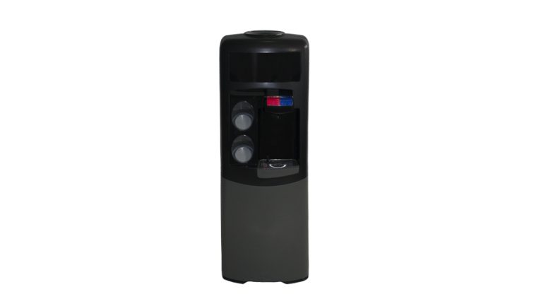 Dispensador de agua Emax de botellón Negra y gris Agua fría y caliente