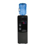 Dispensador de agua Emax de botellón Negra y gris Agua fría y caliente