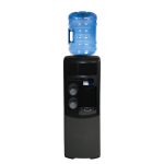 Dispensador de agua Emax de botellón Negra y gris Agua fría y caliente