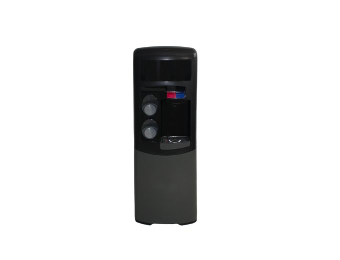 Dispensador de agua Emax de filtración POU Negra y gris Agua fría y caliente