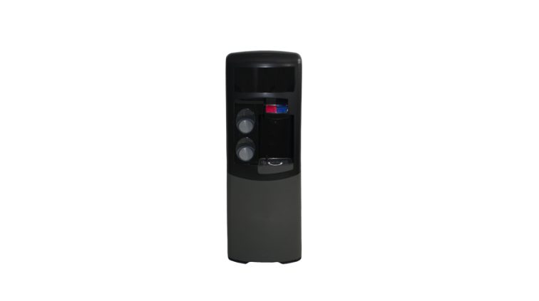 Dispensador de agua Emax de filtración POU Negra y gris Agua fría y caliente