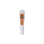 pH and temperature meter for water