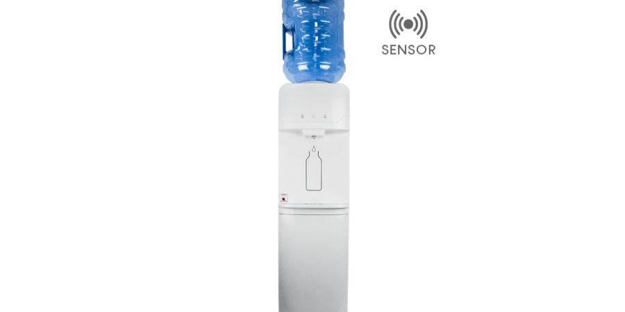 Sensorem Up نافورة مياه بيضاء. موزع المياه المستشعر