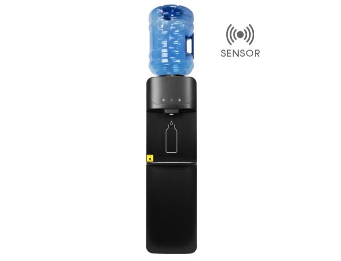 Water cooler Sensorem Up Black. Water dispenser with sensor