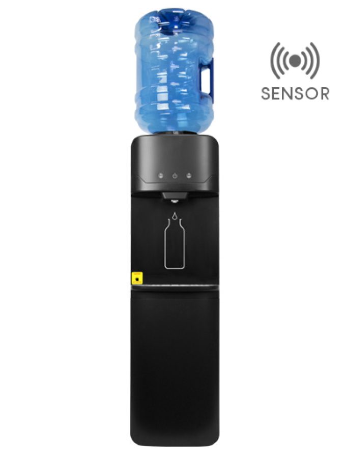 Water cooler Sensorem Up Black. Water dispenser with sensor