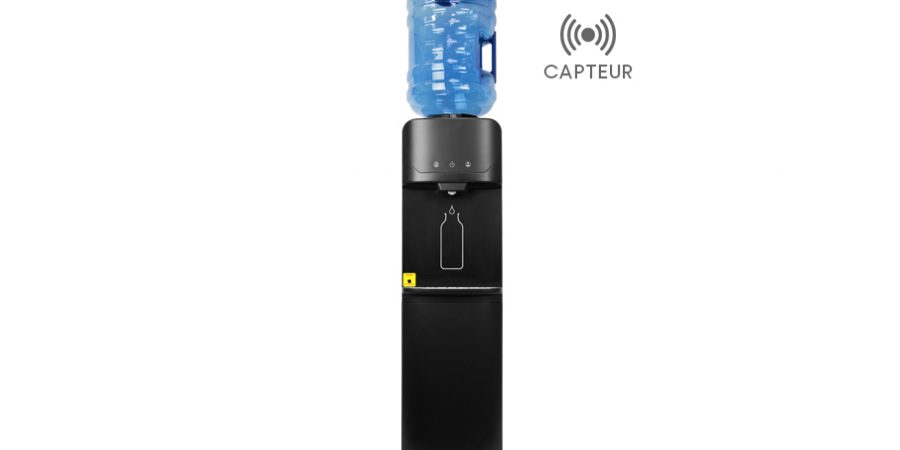 Fontaine d'eau Sensorem Up Noire. Distributeur d'eau avec capteur