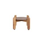 Stand madera sobre mesa para dispensador simple o cerámica
