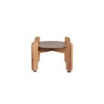 Stand madera sobre mesa para dispensador simple o cerámica
