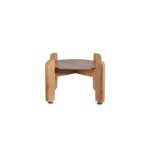 Support en bois sur table pour distributeur simple ou céramique