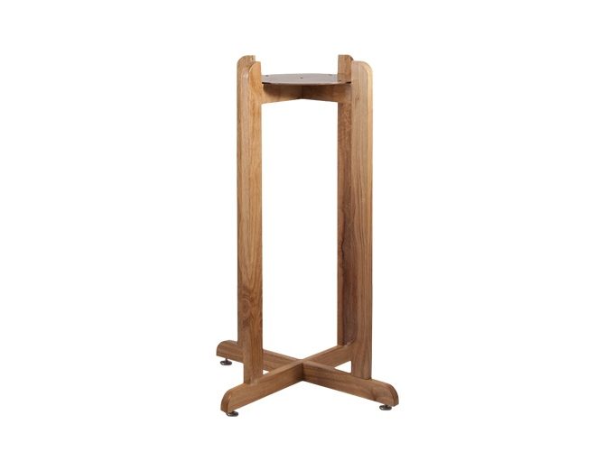 Wooden floor stand for single or ceramic dispenser