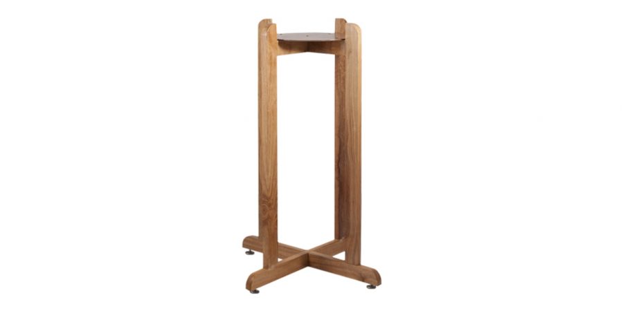 Wooden floor stand for single or ceramic dispenser